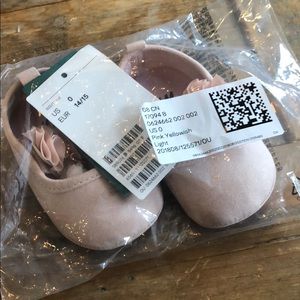 Baby Size 0 Blush Ballet Flats